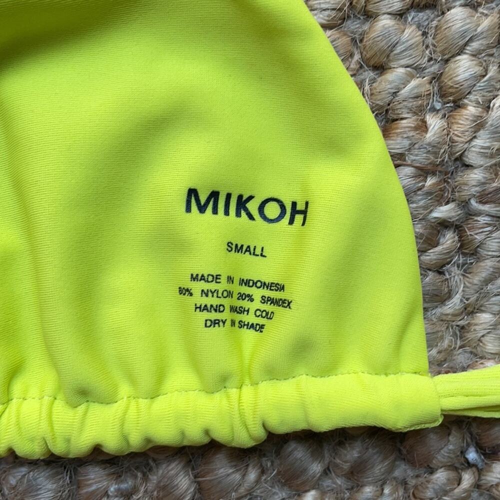MIKOH neon bikini top - Picture 6 of 6